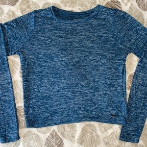 Hollister Long Sleeve Crop Knit Tee